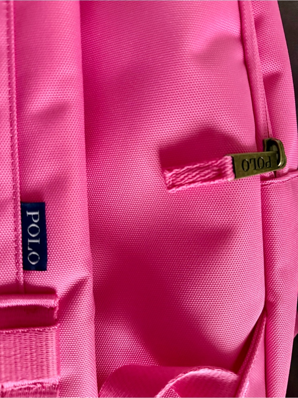NWT Polo Ralph Lauren Pink Polo Bear Backpack - Picture 6 of 15